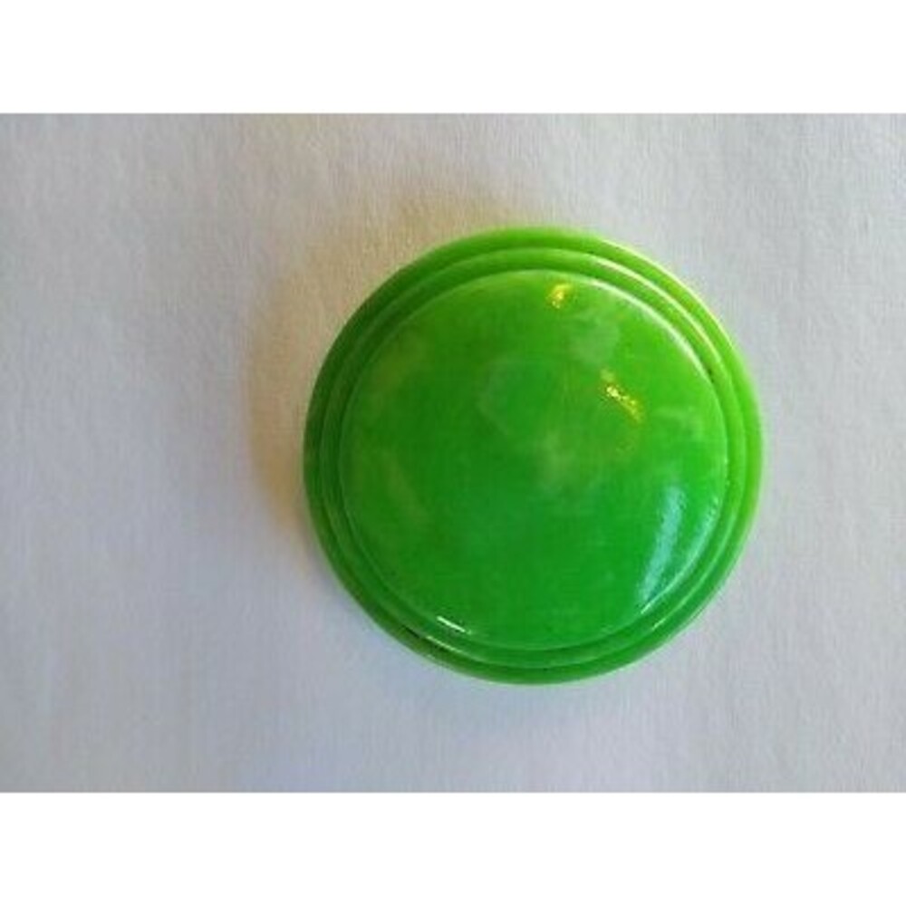Pinball Machine Game Bumper Cap Vintage Original 1950s Green Marbleized Plain